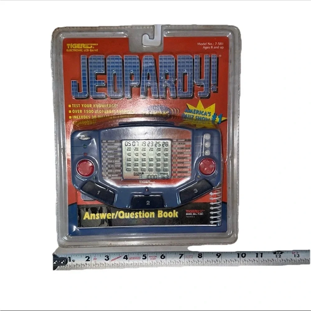 Vintage 1997 Tiger Electronics Jeopardy Handheld Electronic Game New Sealed